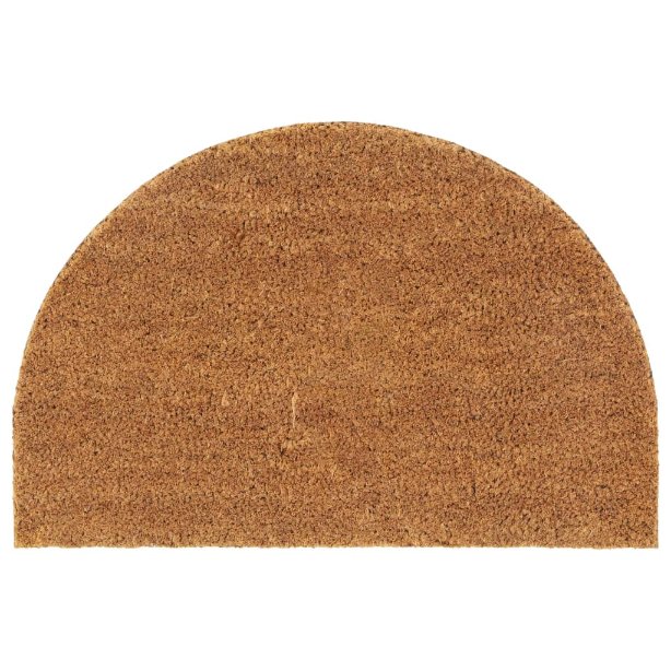Fußmatte Natur Halbrund 40x60 cm Kokosfaser Getuftet Fußmatte Natur Halbrund 40x60 cm Kokosfaser Getuftet