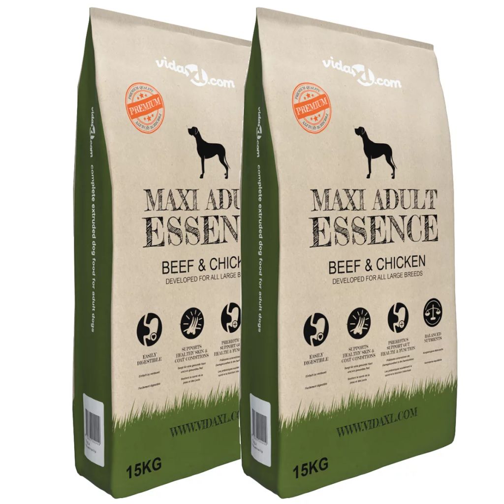 Trockenfutter Hunde Maxi Adult Essence Beef&Chicken 2 Stk 30 kg Trockenfutter Hunde Maxi Adult Essence Beef&Chicken 2 Stk 30 kg