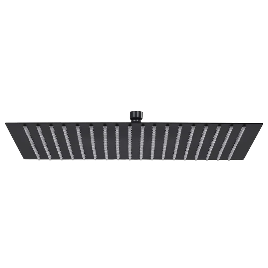 Regenbrause Edelstahl 50x50 cm Quadrat Schwarz Regenbrause Edelstahl 50x50 cm Quadrat Schwarz