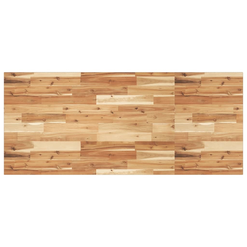 Waschtischplatte Ölbeschichtung 120x60x2 cm Massivholz Akazie