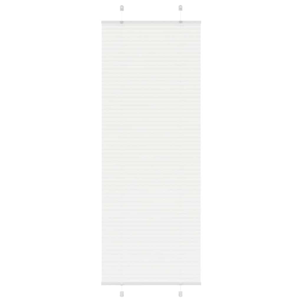 Plissee Weiß 75x200 cm Stoffbreite 74,4 cm Polyester Plissee Weiß 75x200 cm Stoffbreite 74,4 cm Polyester