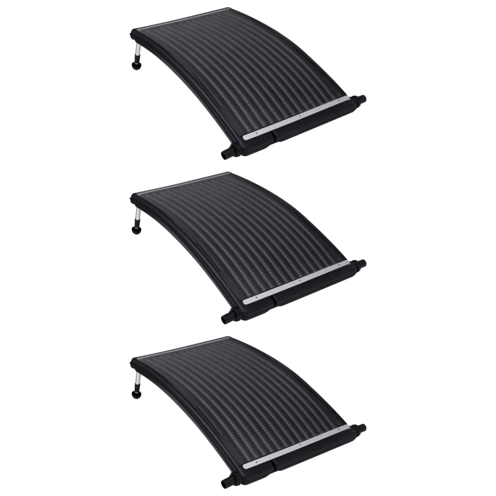 Gebogene Solar-Heizpaneele für Pool 3 Stk. 110x65 cm Gebogene Solar-Heizpaneele für Pool 3 Stk. 110x65 cm