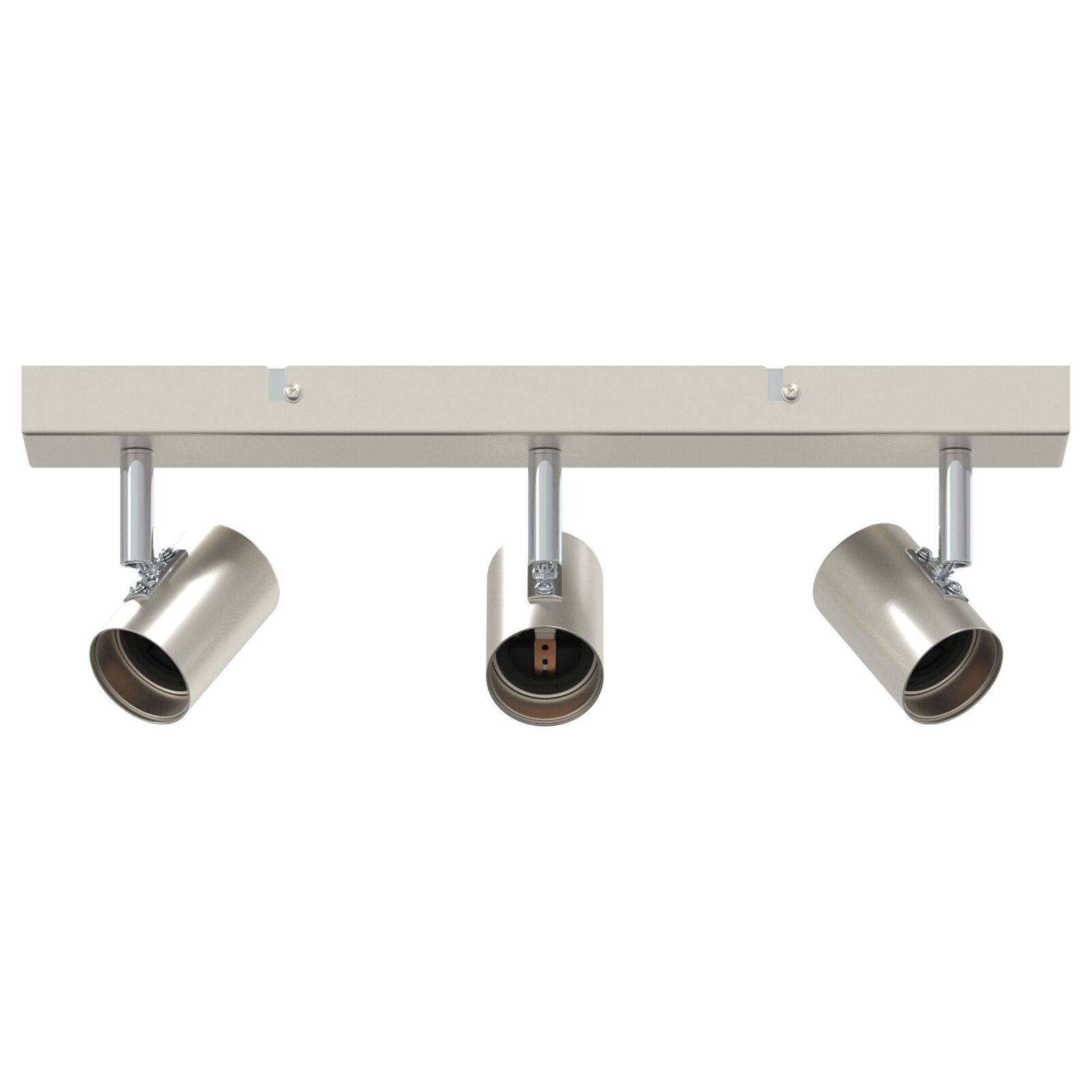 Deckenstrahler 3-Wege Verstellbare Gebürstetes Nickel E27 Deckenstrahler 3-Wege Verstellbare Gebürstetes Nickel E27