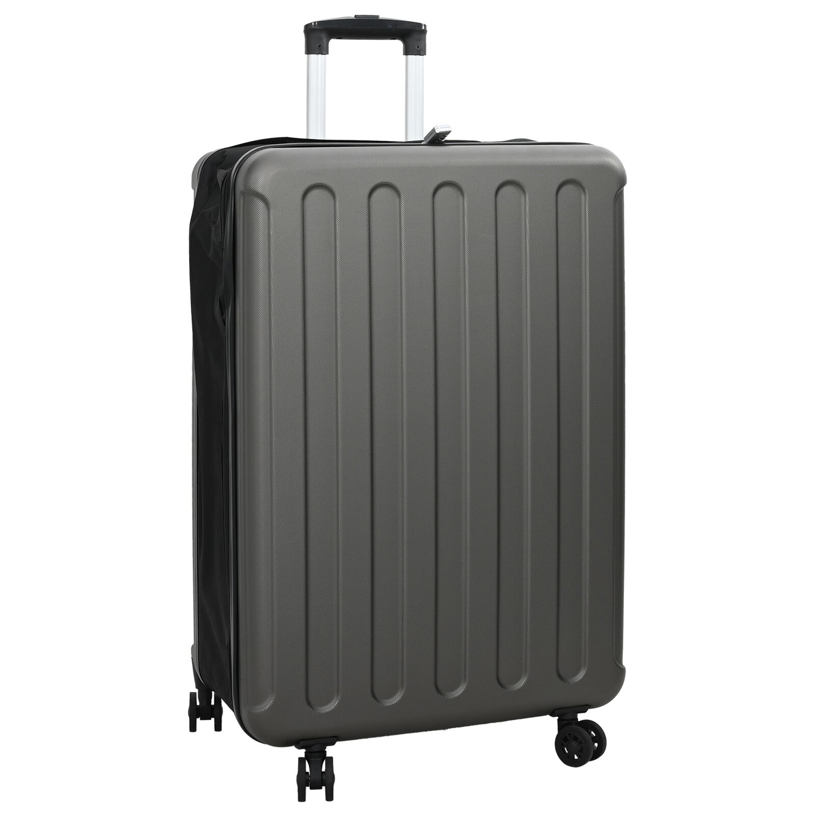Faltbarer Hartschalenkoffer 28'' Dunkelgrau 50x30x76 cm ABS Faltbarer Hartschalenkoffer 28'' Dunkelgrau 50x30x76 cm ABS