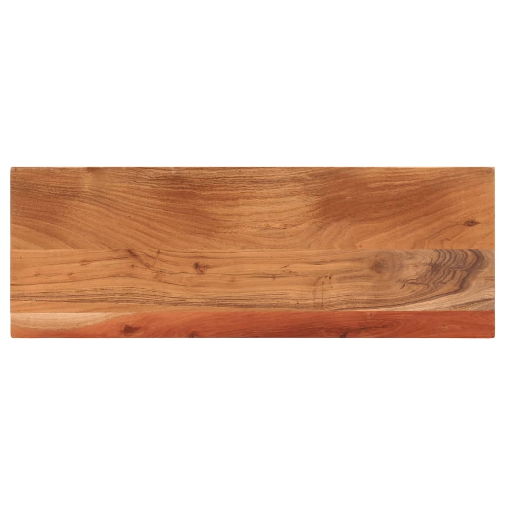 Tischplatte 80x40x2,5 cm Rechteckig Massivholz Akazie Tischplatte 80x40x2,5 cm Rechteckig Massivholz Akazie