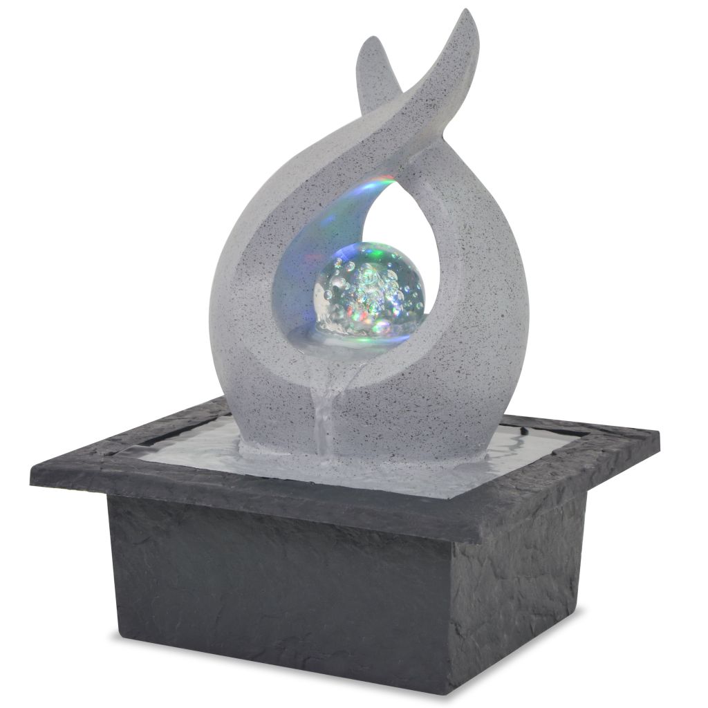 Zimmerbrunnen mit LED Polyresin Zimmerbrunnen mit LED Polyresin