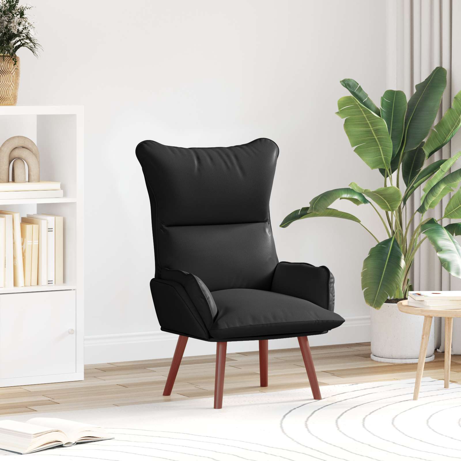 Relaxsessel Schwarz Kunstleder Relaxsessel Schwarz Kunstleder