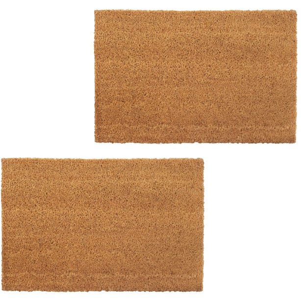Natürliche Fußmatten 2 Stk. Coir 24 mm 40x60 cm Natürliche Fußmatten 2 Stk. Coir 24 mm 40x60 cm
