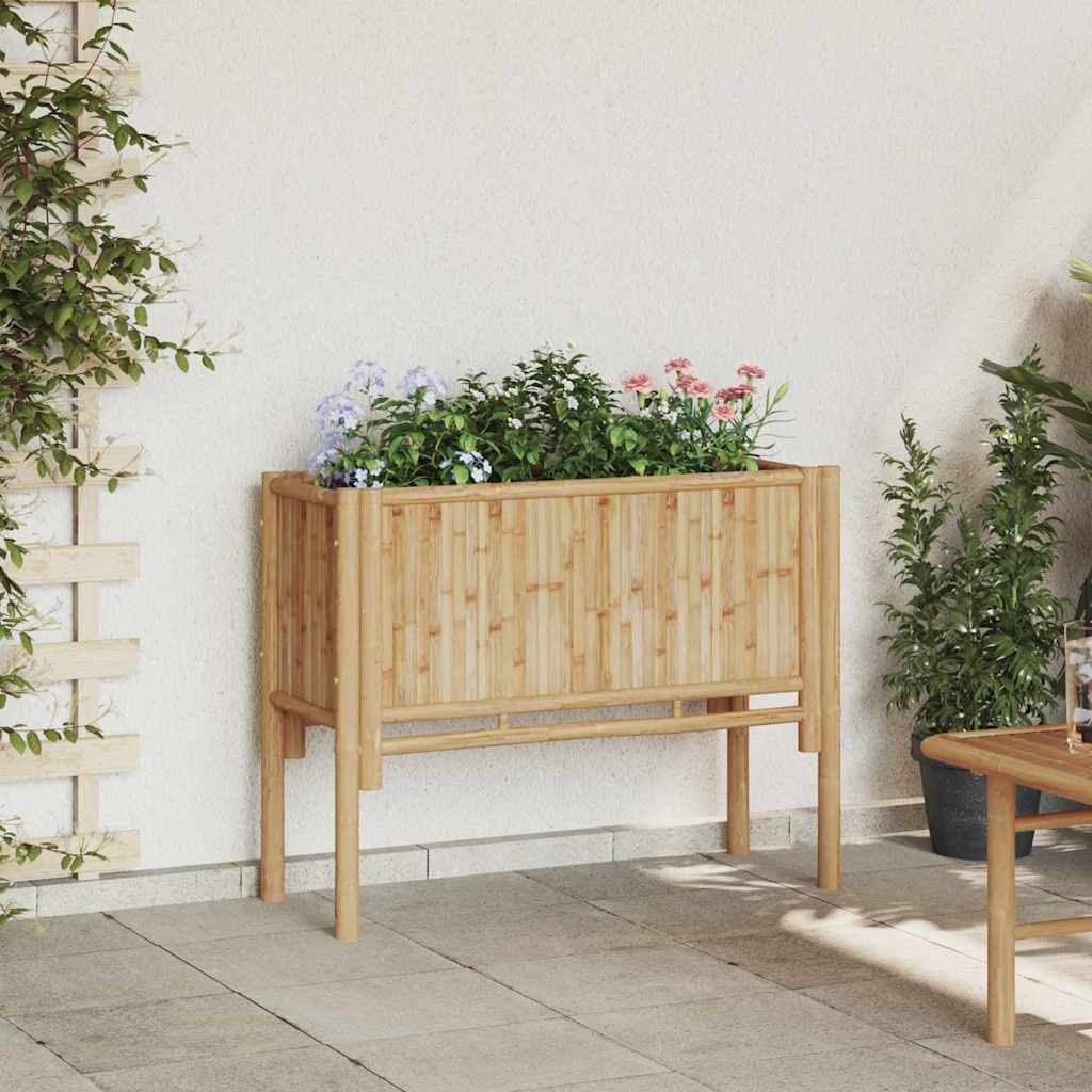 Garten-Hochbeet Braun 90 x 35 x 70 cm Bambus Garten-Hochbeet Braun 90 x 35 x 70 cm Bambus