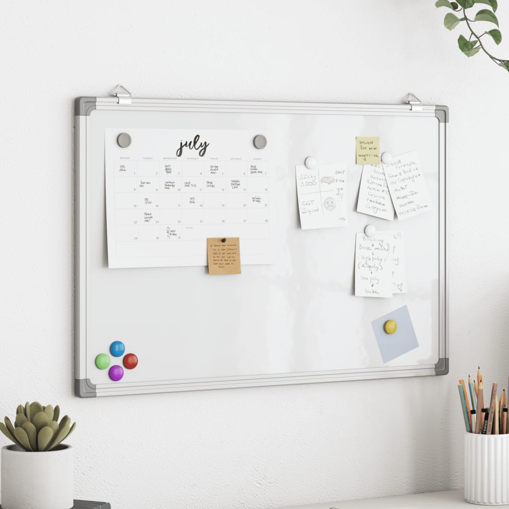 Magnetisches Whiteboard 40x30x1,7 cm Aluminium Magnetisches Whiteboard 40x30x1,7 cm Aluminium