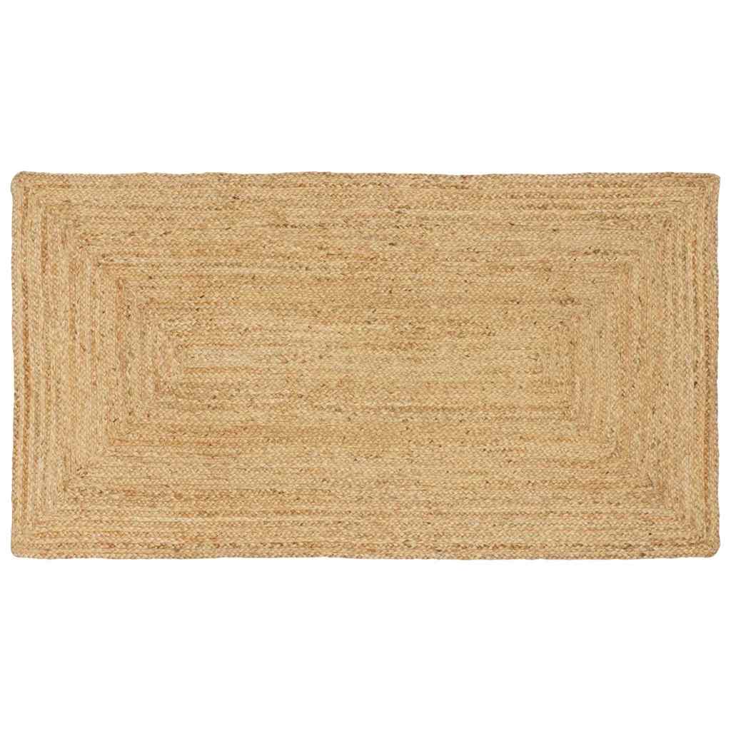 Teppich Beige 80 x 150 cm Jute Teppich Beige 80 x 150 cm Jute
