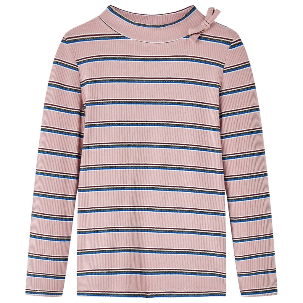 Kinder-Langarmshirt Hellrosa 128