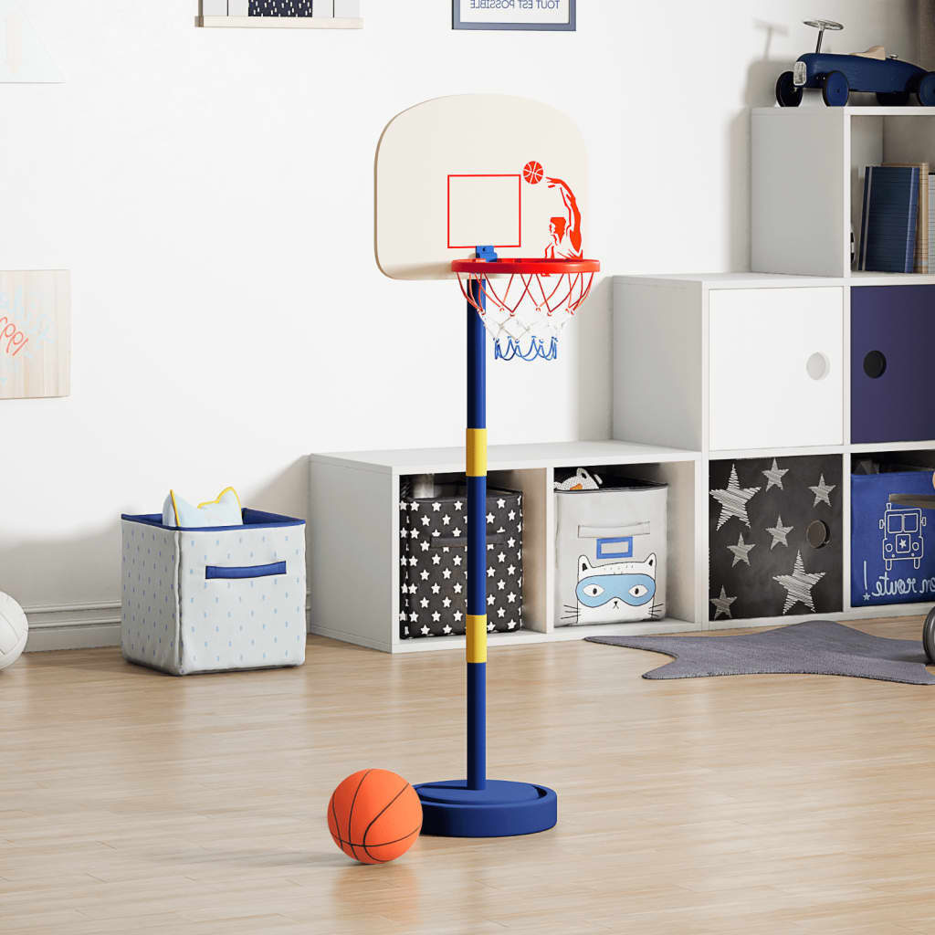 Basketballkorb mit Ständer, Ball & Pumpe Verstellbar 90/121 cm Basketballkorb mit Ständer, Ball & Pumpe Verstellbar 90/121 cm