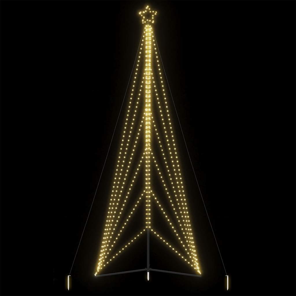 Weihnachtsbaum-Beleuchtung 861 LEDs Warmweiß 478 cm Weihnachtsbaum-Beleuchtung 861 LEDs Warmweiß 478 cm
