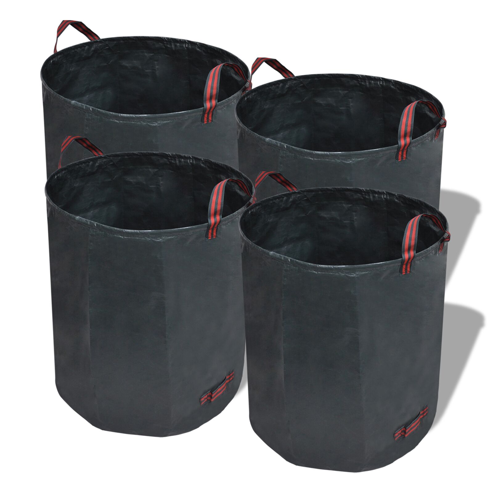 Gartenabfalltasche Dunkelgrün 4 Stück 120 L 150 g/m² Gartenabfalltasche Dunkelgrün 4 Stück 120 L 150 g/m²