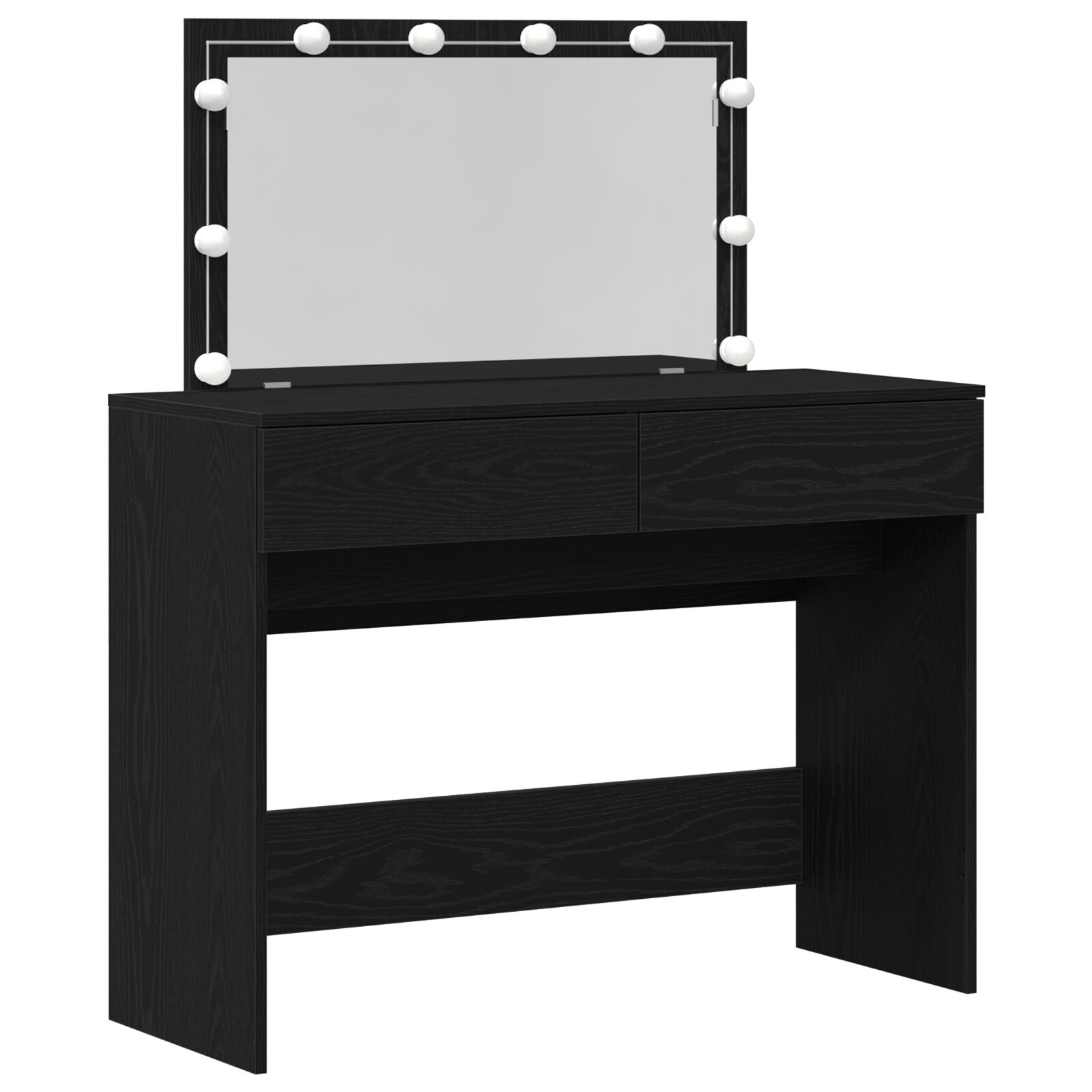 Schminktisch mit LED Schwarze Eiche 100x40x120 cm Schminktisch mit LED Schwarze Eiche 100x40x120 cm