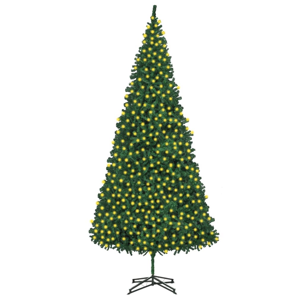 Künstlicher Weihnachtsbaum mit Beleuchtung 500 cm Grün Künstlicher Weihnachtsbaum mit Beleuchtung 500 cm Grün