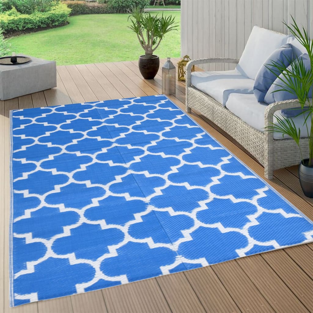 Outdoor-Teppich ARAKIL Blau 120x180 cm PP Outdoor-Teppich ARAKIL Blau 120x180 cm PP