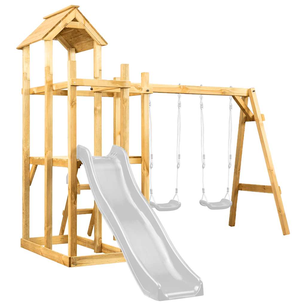 Spielturm 285x120x226,5 cm Kiefernholz Imprägniert Spielturm 285x120x226,5 cm Kiefernholz Imprägniert