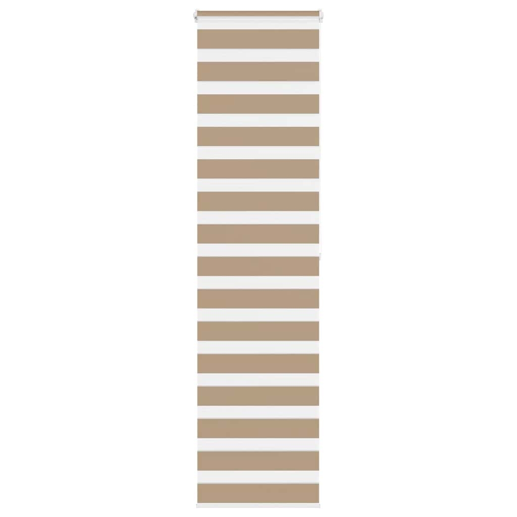 Zebrarollo Sandbraun 60x200 cm Stoffbreite 55,9 cm Polyester Zebrarollo Sandbraun 60x200 cm Stoffbreite 55,9 cm Polyester