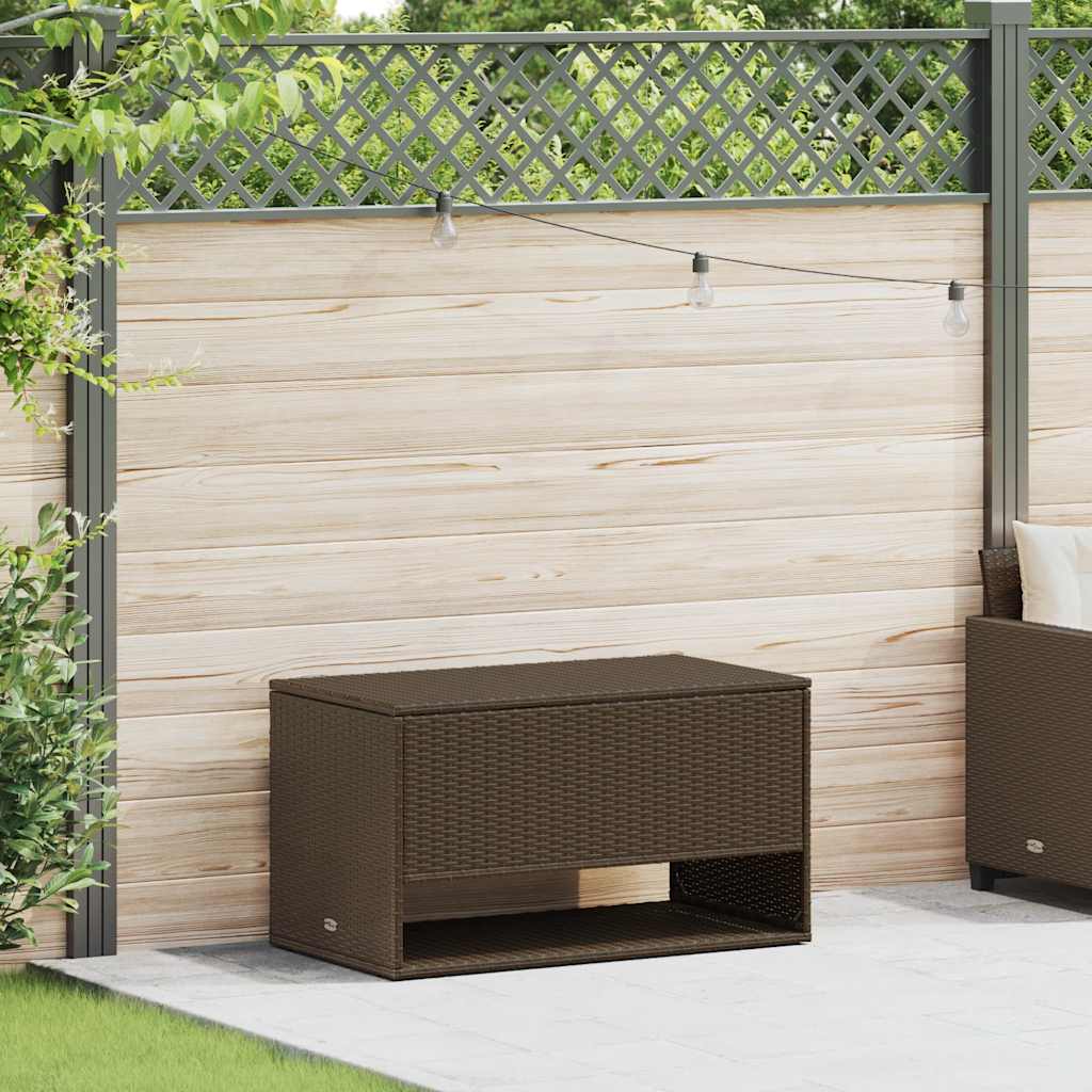 Outdoor-Kissenbox Braun 100x55x55,5 cm Poly Rattan Outdoor-Kissenbox Braun 100x55x55,5 cm Poly Rattan
