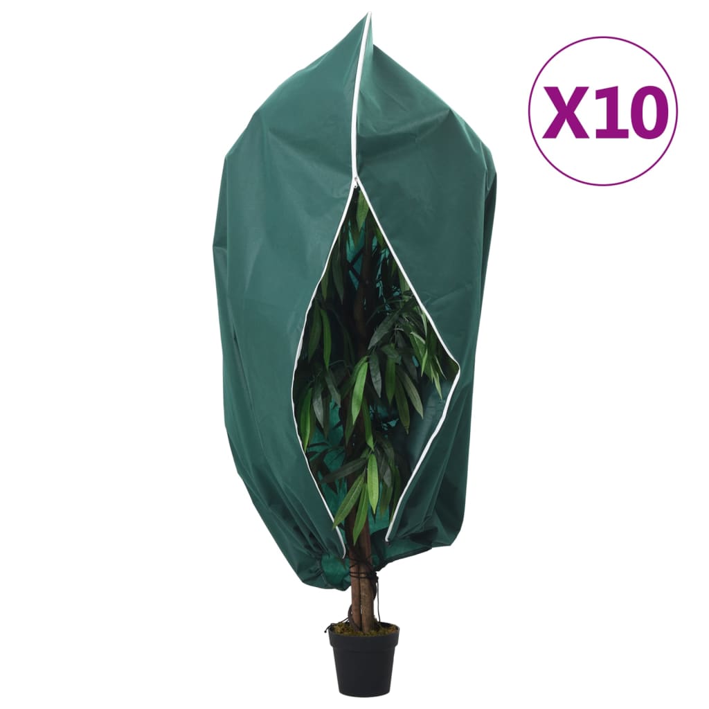 Wintervlies mit Reißverschluss 10 Stk. 70 g/m² 1,2x1,8 m Wintervlies mit Reißverschluss 10 Stk. 70 g/m² 1,2x1,8 m