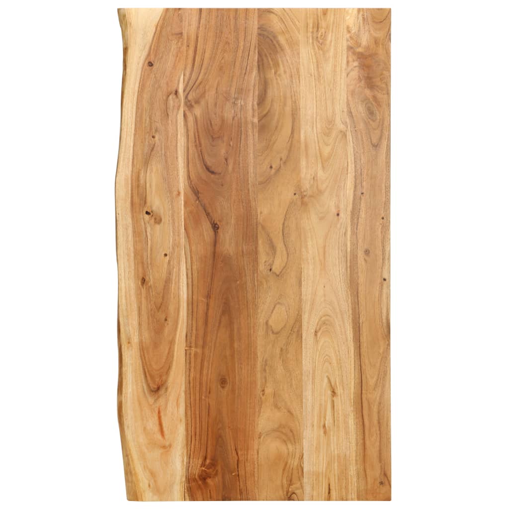Badezimmer-Waschtischplatte Massivholz Akazie 100x52x2,5 cm Badezimmer-Waschtischplatte Massivholz Akazie 100x52x2,5 cm