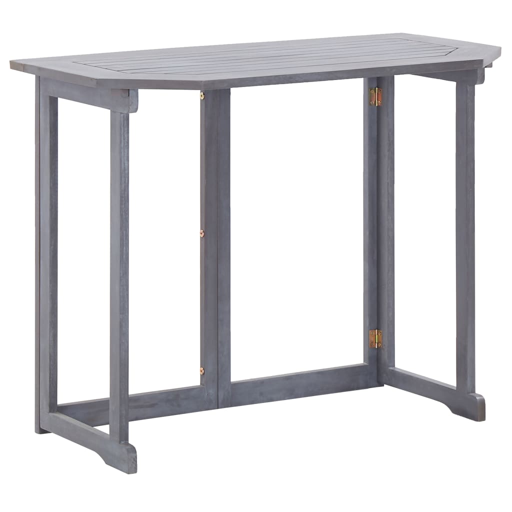 Klappbarer Balkontisch 90 x 50 x 74 cm Massivholz Akazie Klappbarer Balkontisch 90 x 50 x 74 cm Massivholz Akazie