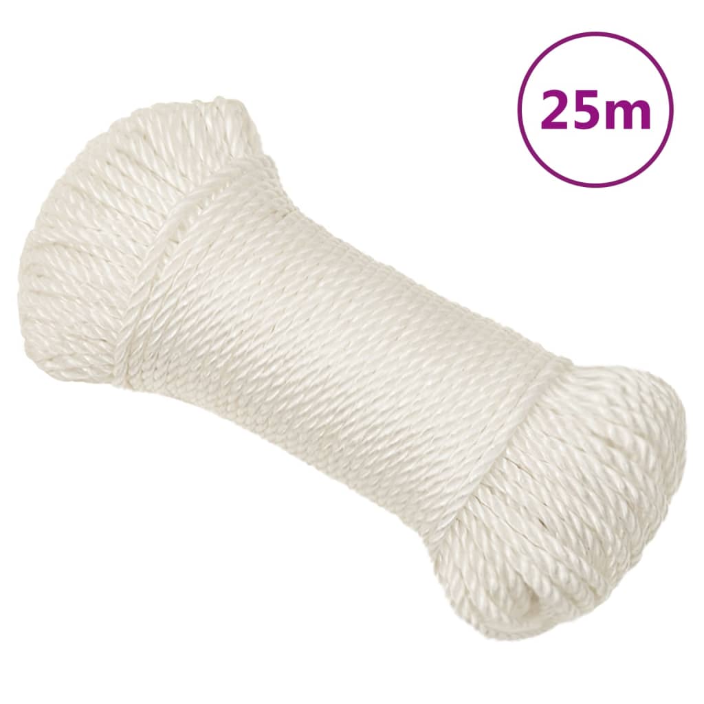 Arbeitsseil Weiß 3 mm 25 m Polypropylen Arbeitsseil Weiß 3 mm 25 m Polypropylen