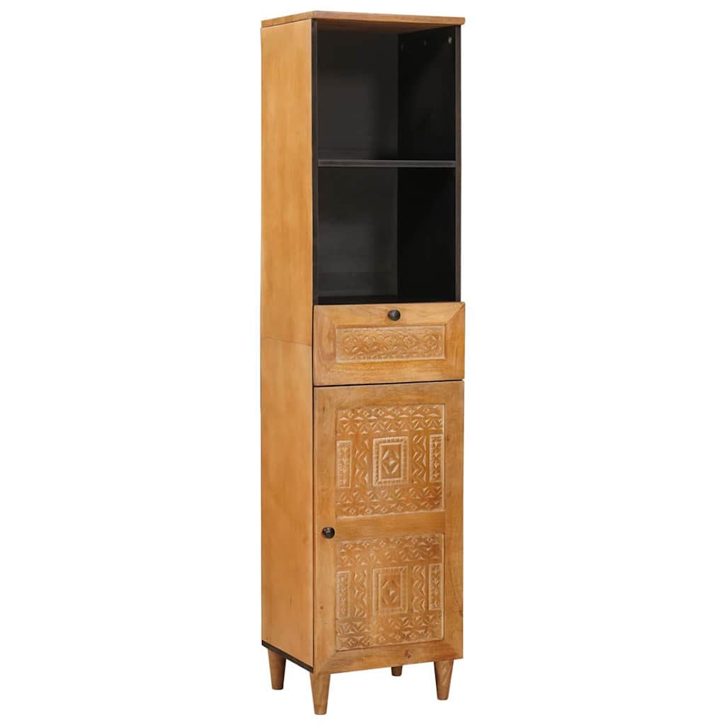 Badezimmer Schrank mit Schubladen Hellbraun 38 x 33,5 x 160 cm Badezimmer Schrank mit Schubladen Hellbraun 38 x 33,5 x 160 cm