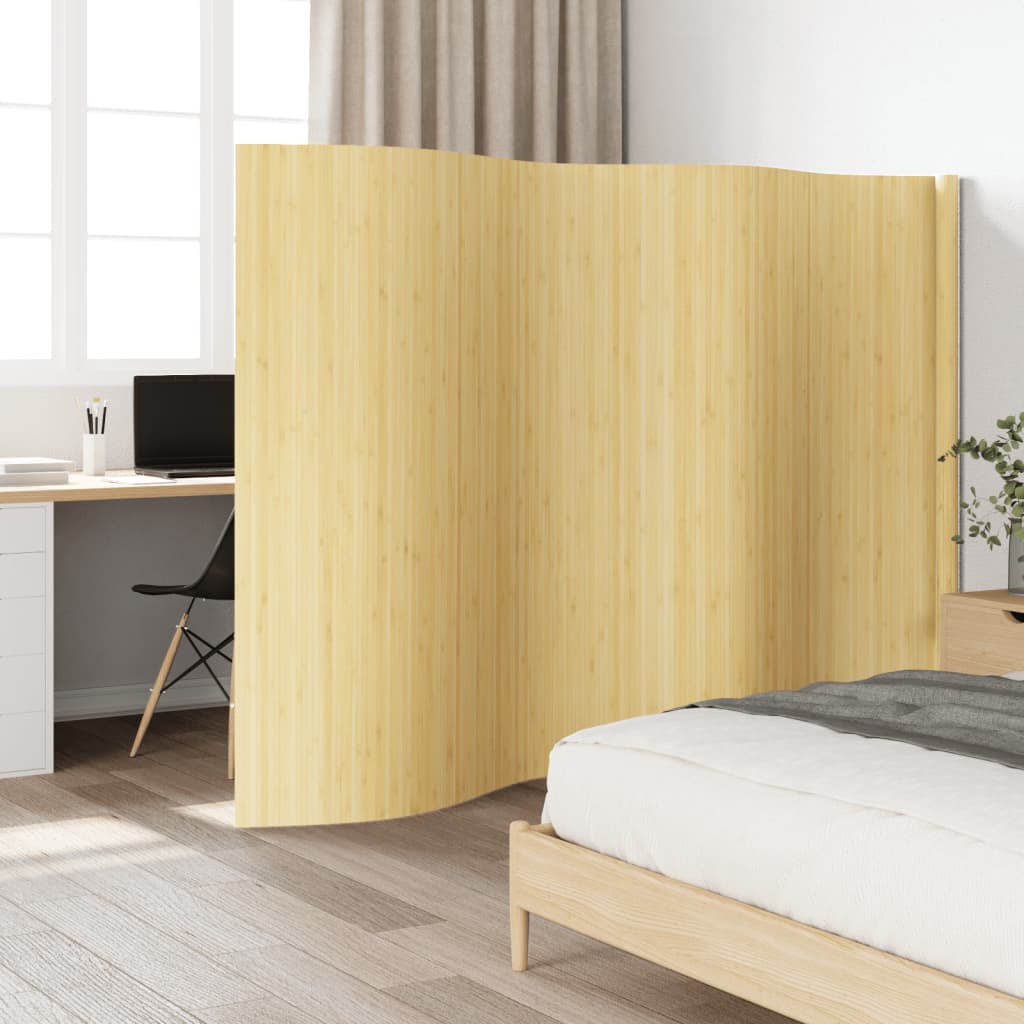 Paravent Hell Natur 165x400 cm Bambus Paravent Hell Natur 165x400 cm Bambus