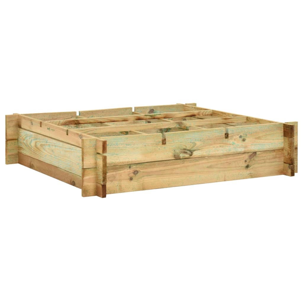 Hochbeet 90 x 90 x 20 cm Imprägniertes Holz Hochbeet 90 x 90 x 20 cm Imprägniertes Holz
