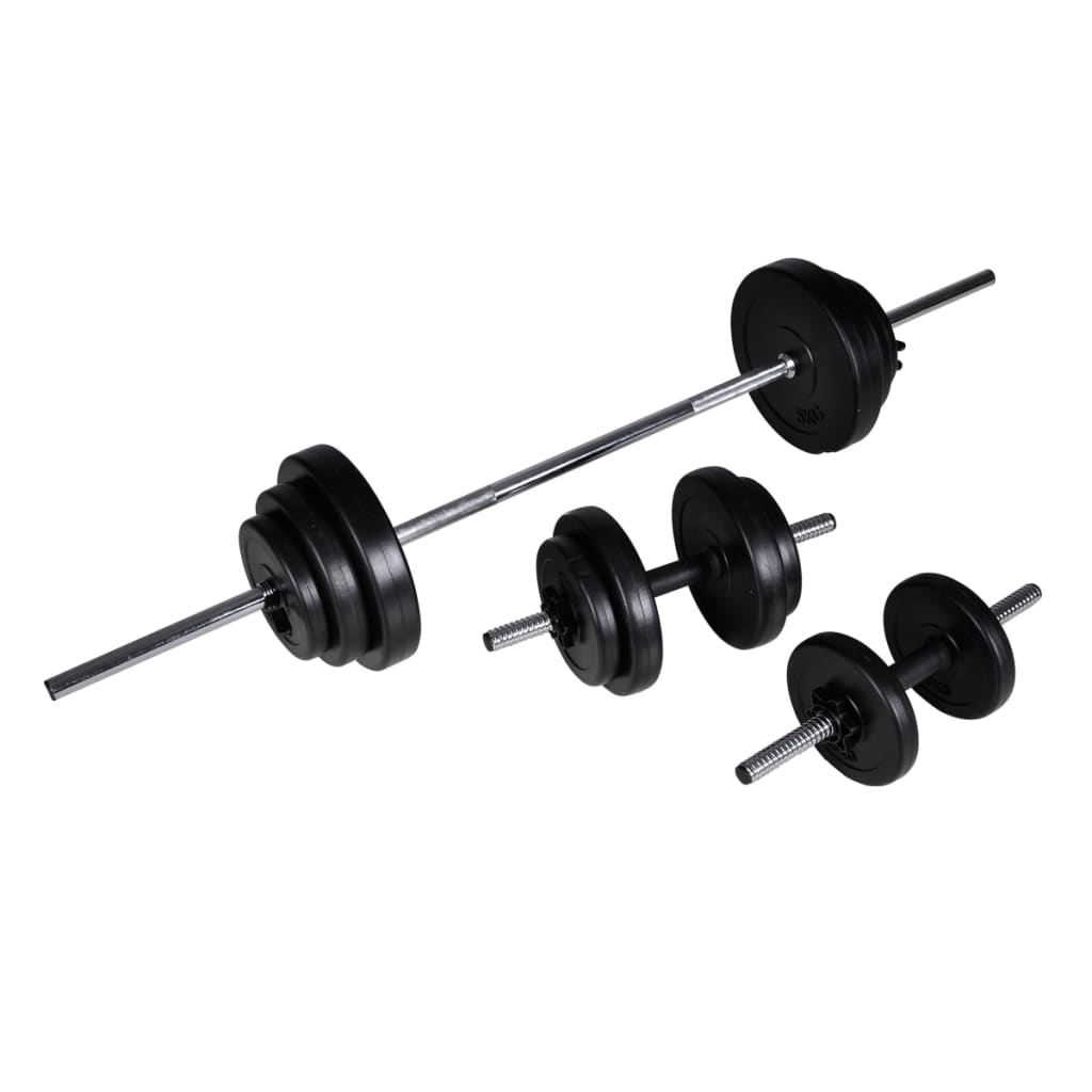 Langhantel +2 Kurzhantelset 30,5kg Langhantel +2 Kurzhantelset 30,5kg