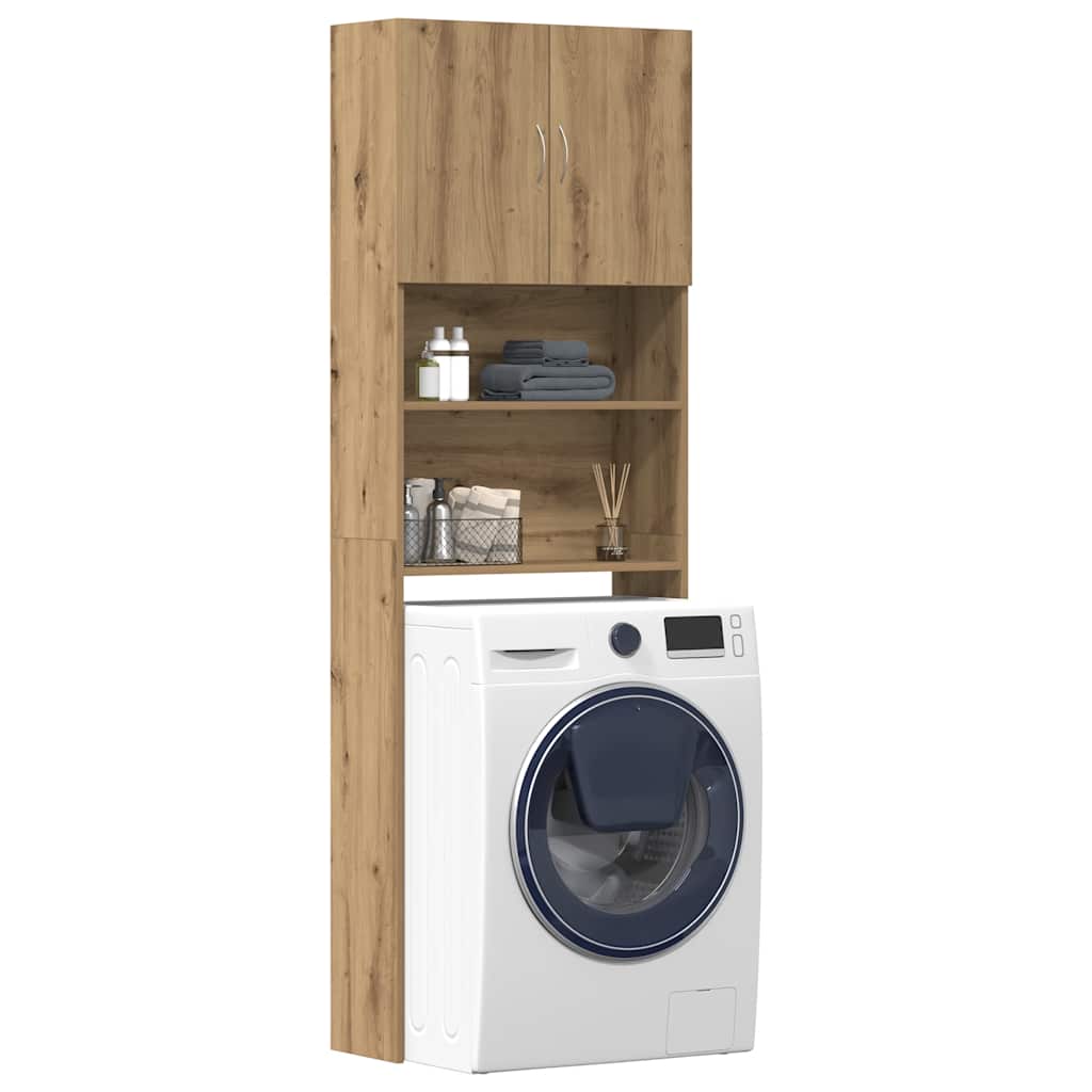 Waschmaschinenschrank Artisan-Eiche 64x24x190 cm Holzwerkstoff Waschmaschinenschrank Artisan-Eiche 64x24x190 cm Holzwerkstoff