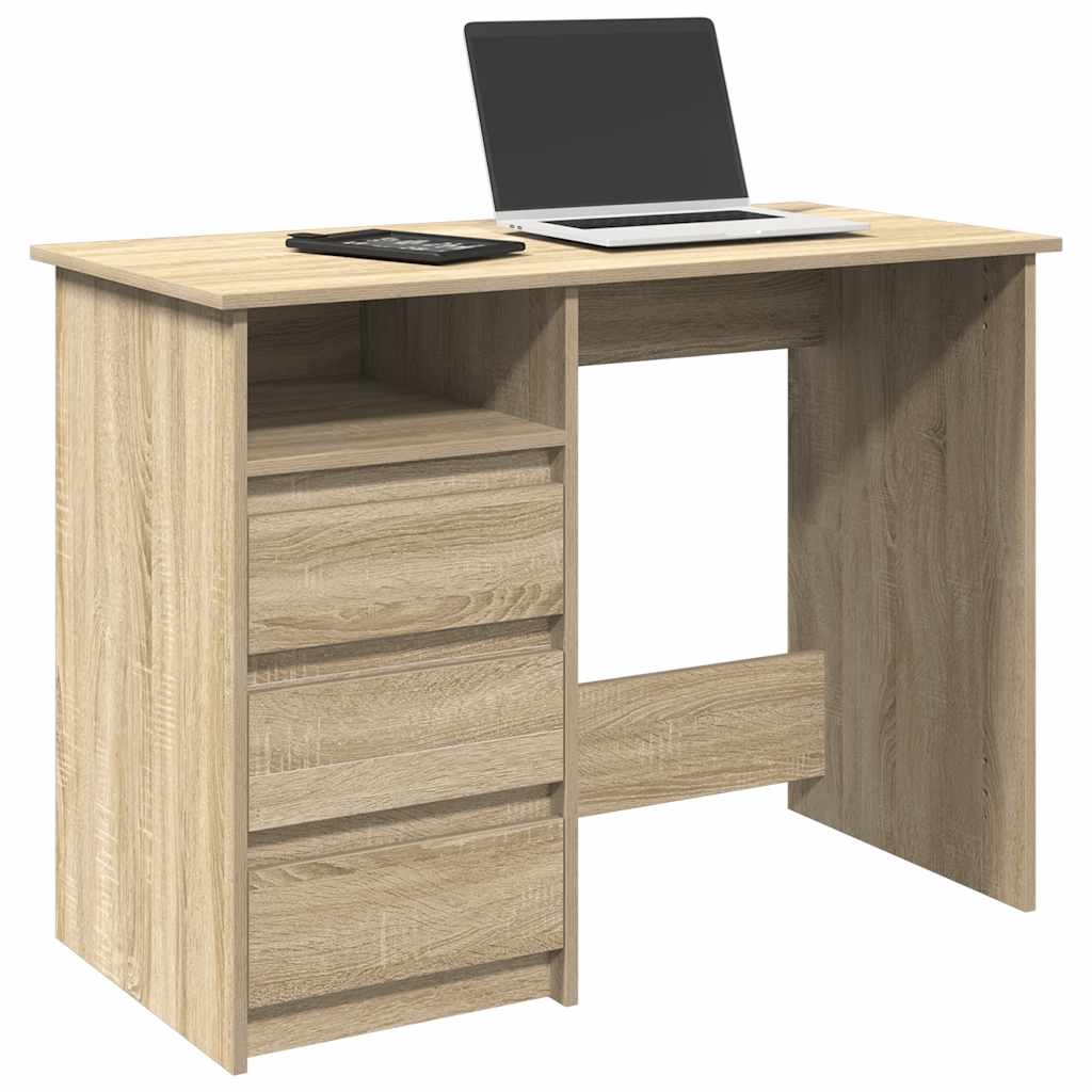Schreibtisch Sonoma-Eiche 102x50x75 cm Holzwerkstoff Schreibtisch Sonoma-Eiche 102x50x75 cm Holzwerkstoff