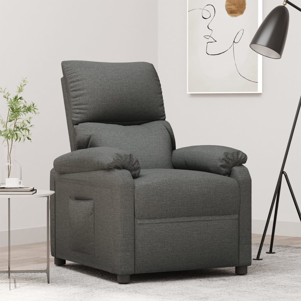 Relaxsessel Dunkelgrau Stoff Relaxsessel Dunkelgrau Stoff