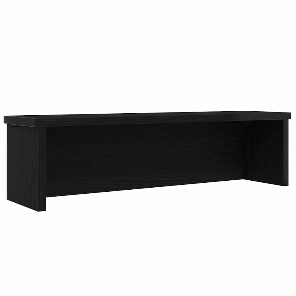Küchenregal Stapelbar Schwarz 60x15x16 cm Holzwerkstoff Küchenregal Stapelbar Schwarz 60x15x16 cm Holzwerkstoff