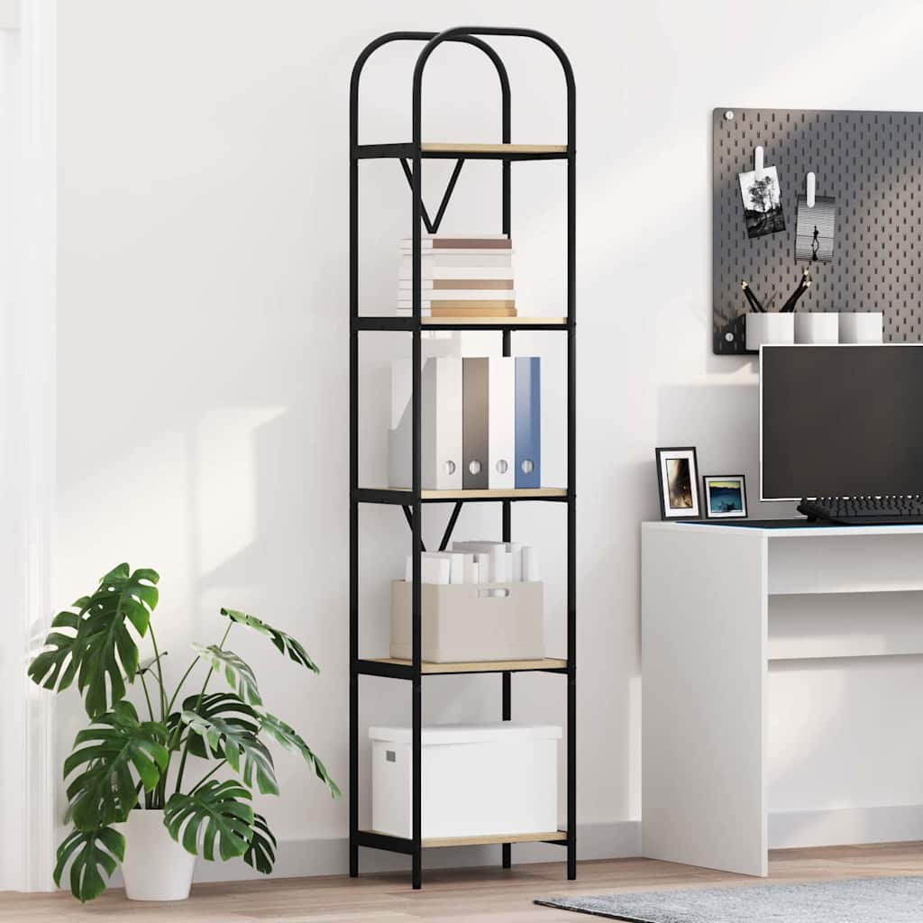 Regal Sonoma Eiche 40 x 30 x 183 cm Holzwerkstoff