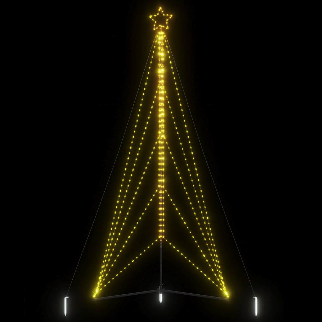 Weihnachtsbaum-Beleuchtung 615 LEDs Warmweiß 404,5 cm Weihnachtsbaum-Beleuchtung 615 LEDs Warmweiß 404,5 cm