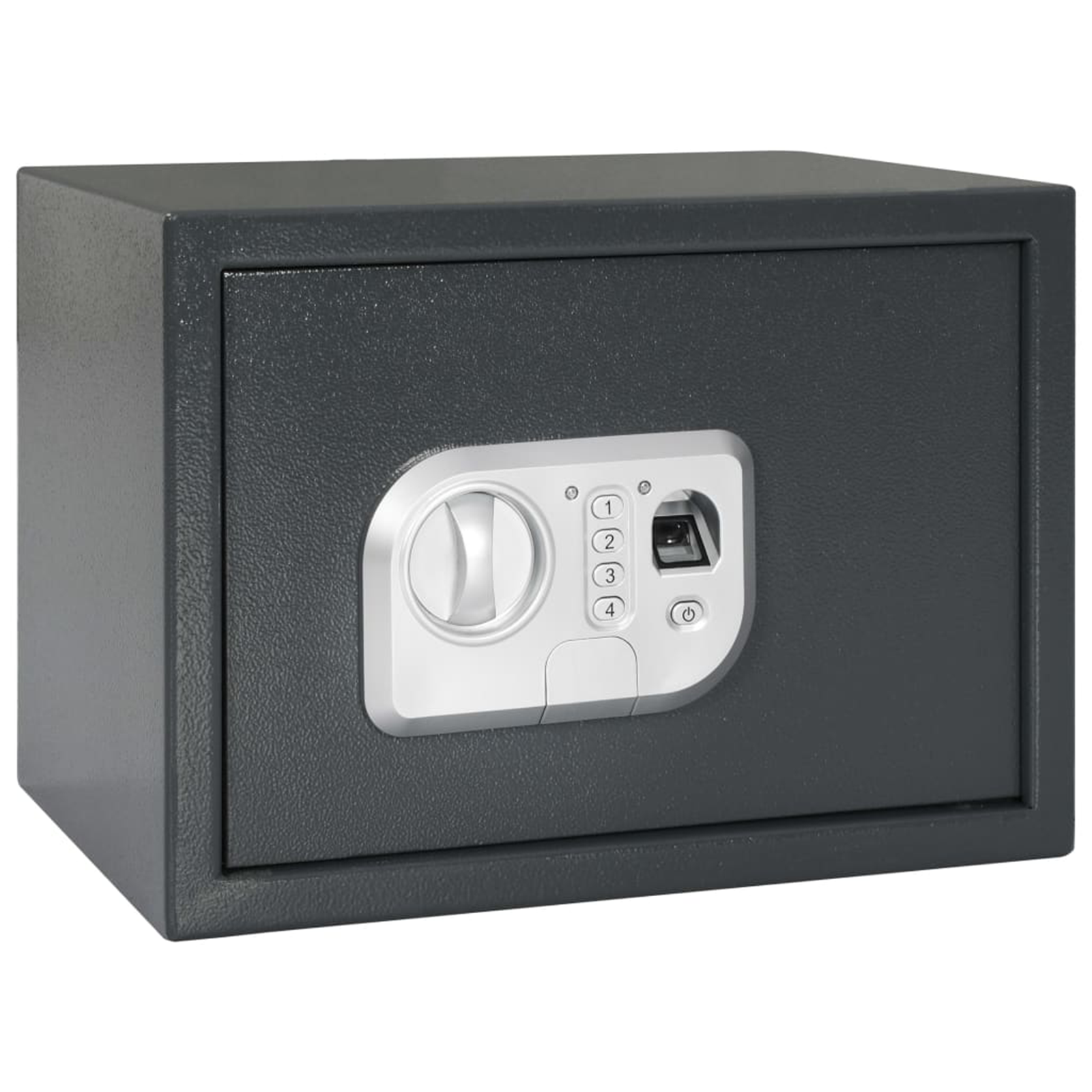 Elektronischer Digital Safe mit Fingerabdruckschloss 25x35x25 cm Stahl Elektronischer Digital Safe mit Fingerabdruckschloss 25x35x25 cm Stahl