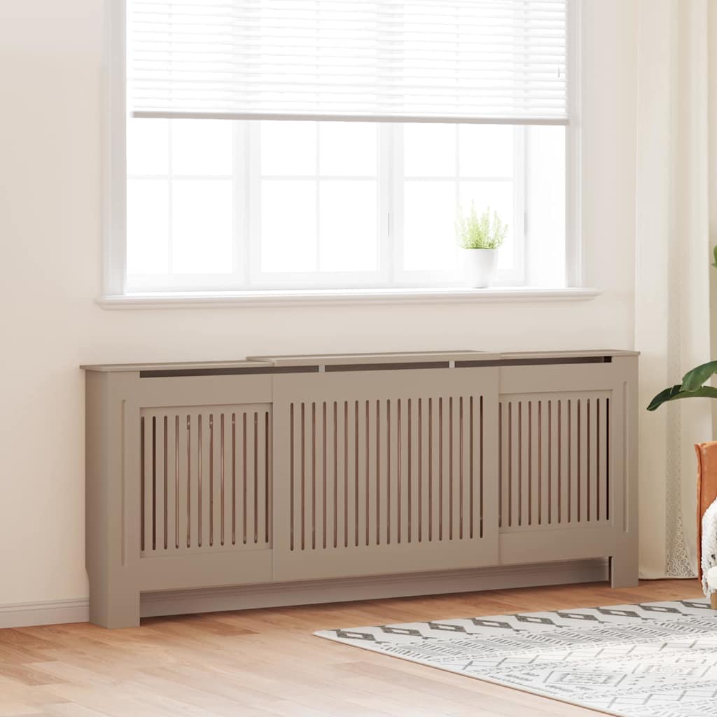 Heizkörperabdeckung 2 pcs Braun (142-205) x 20.5 x 81.5 cm Heizkörperabdeckung 2 pcs Braun (142-205) x 20.5 x 81.5 cm