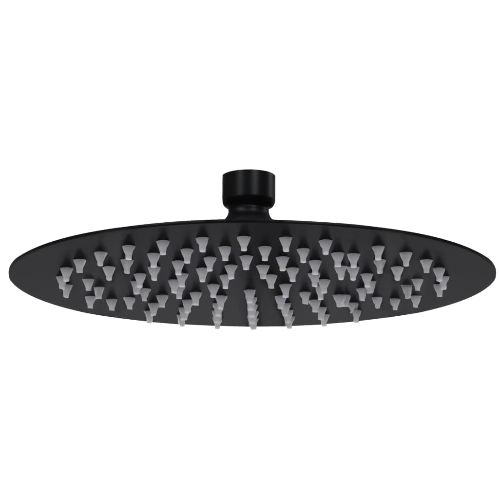 Regenbrause Edelstahl 20 cm Rund Schwarz Regenbrause Edelstahl 20 cm Rund Schwarz