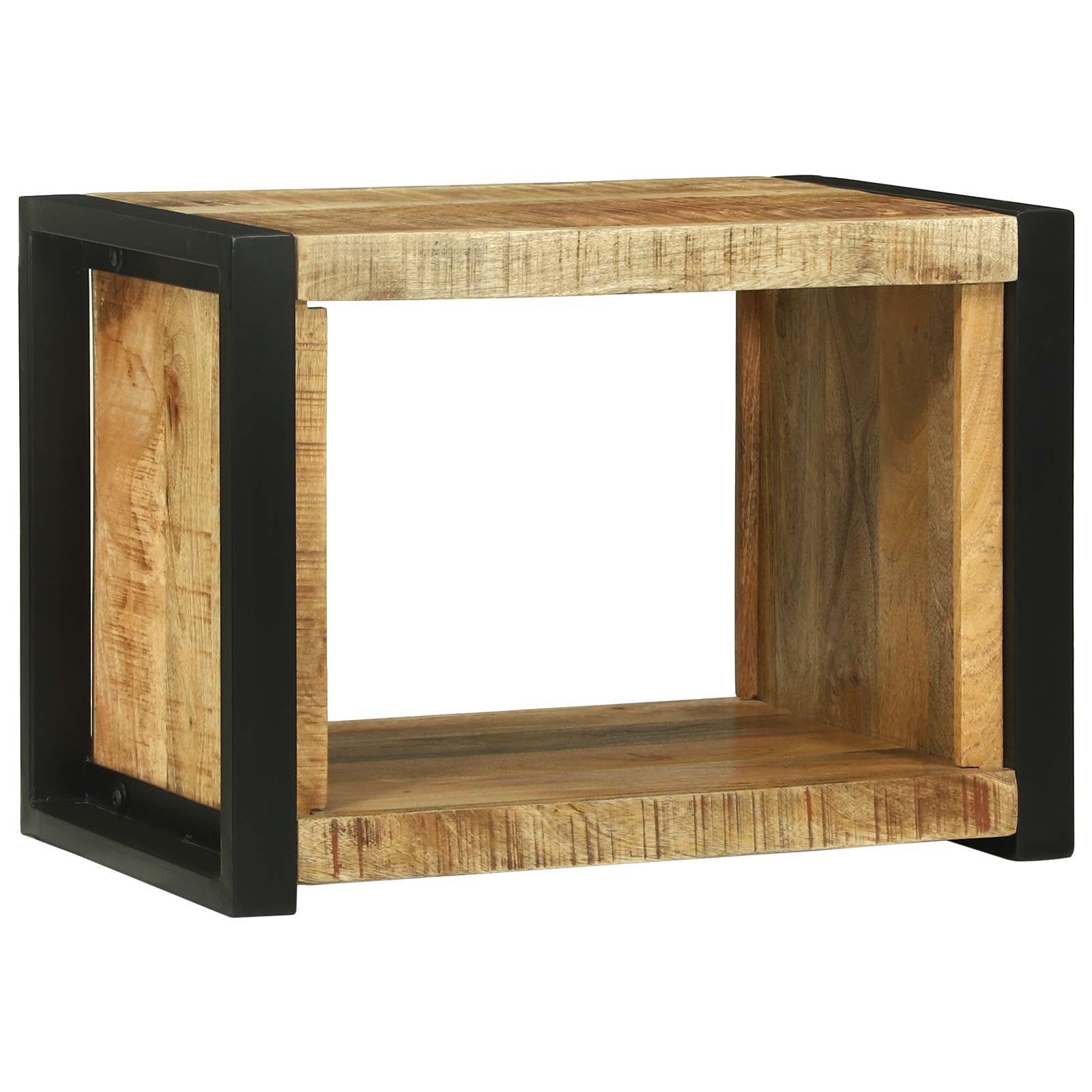 Wandwürfel 55x35x40 cm Massivholz Mango Wandwürfel 55x35x40 cm Massivholz Mango