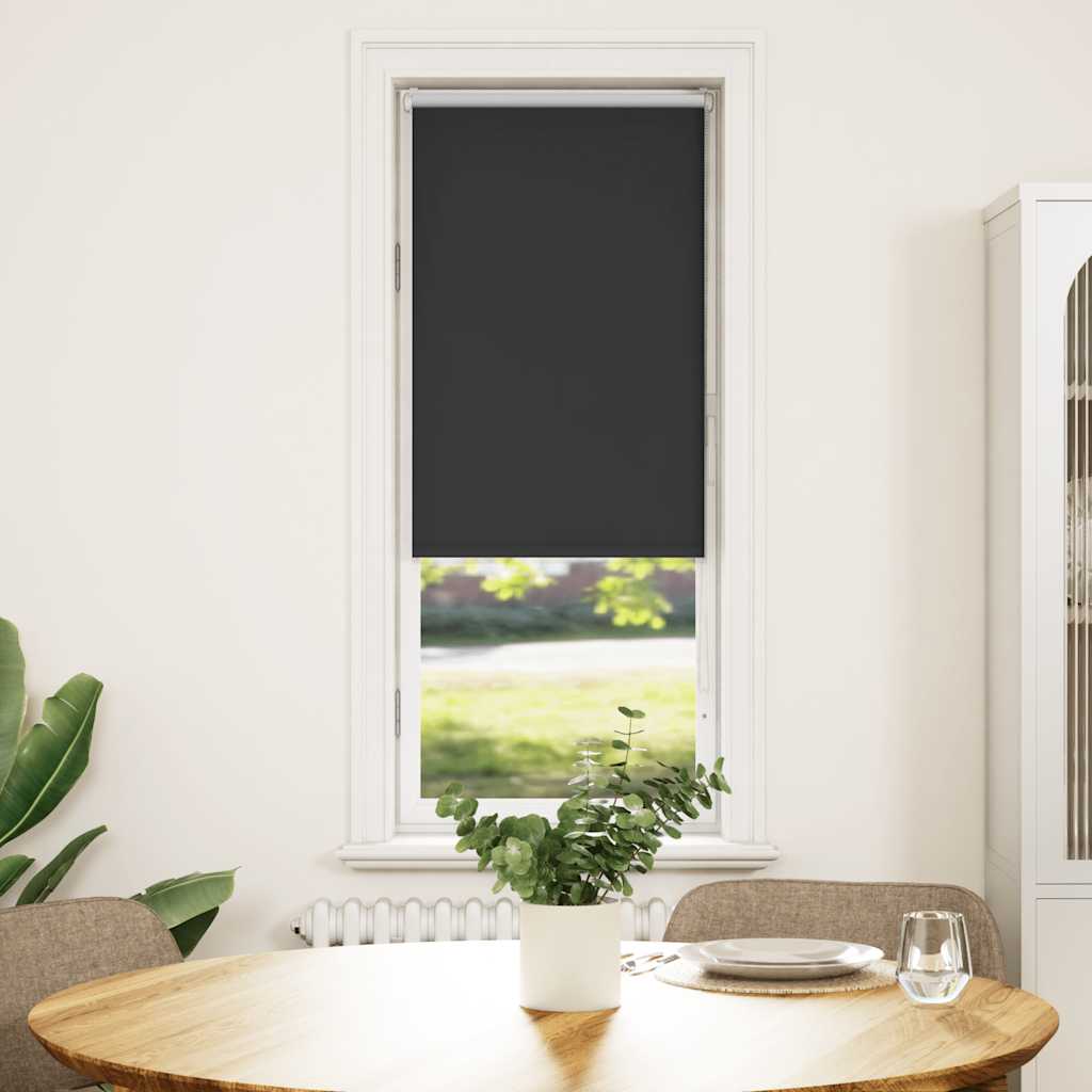 Verdunkelungsrollo Schwarz 50x150 cm Stoffbreite 45,7 cm Verdunkelungsrollo Schwarz 50x150 cm Stoffbreite 45,7 cm