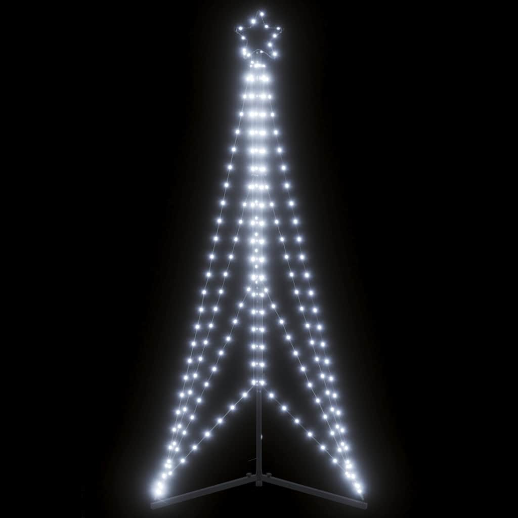 Weihnachtsbaum-Beleuchtung 363 LEDs Kaltweiß 182 cm Weihnachtsbaum-Beleuchtung 363 LEDs Kaltweiß 182 cm