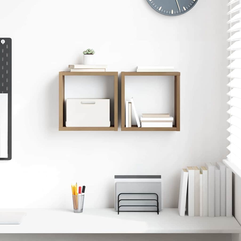 Wandregale Artisan-Eiche MDF 26 x 15 x 26 cm Wandmontage