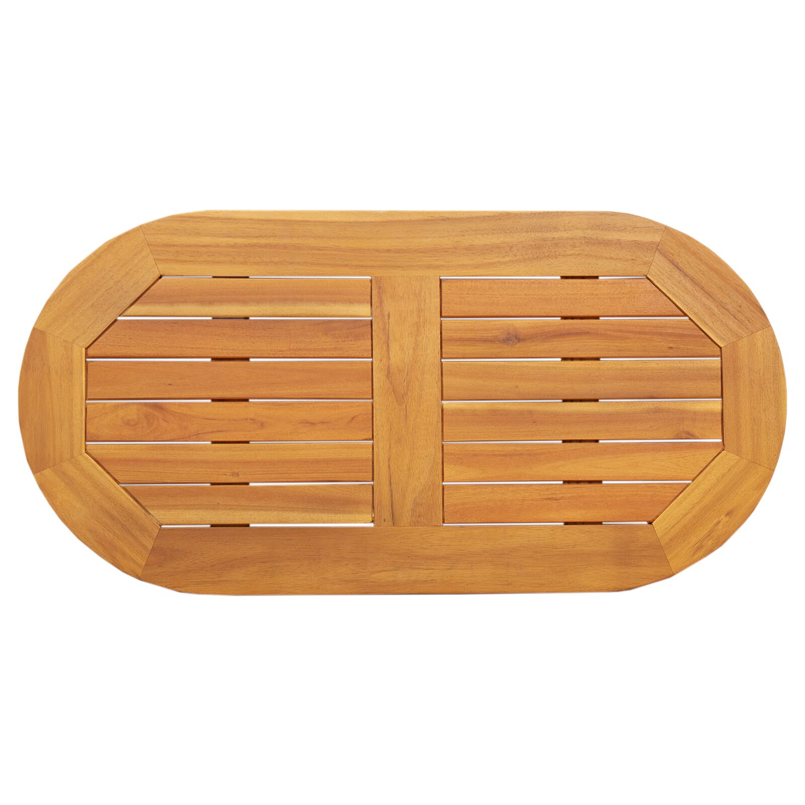 Tischplatte 80x40x2,2 cm ovale massivholz Akazie Tischplatte 80x40x2,2 cm ovale massivholz Akazie