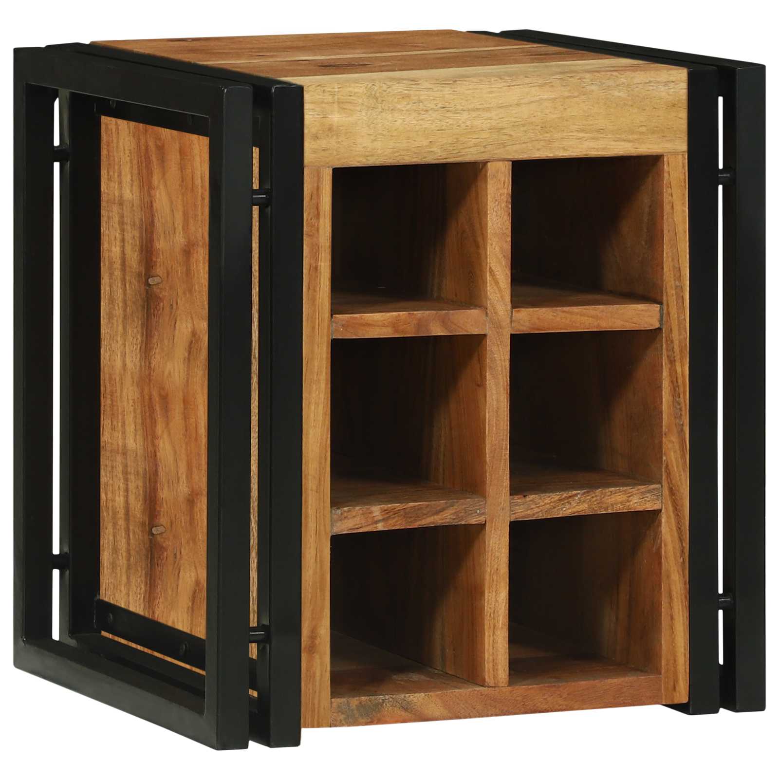 Weinregal 34,5x35x39 cm Massivholz Akazie Weinregal 34,5x35x39 cm Massivholz Akazie