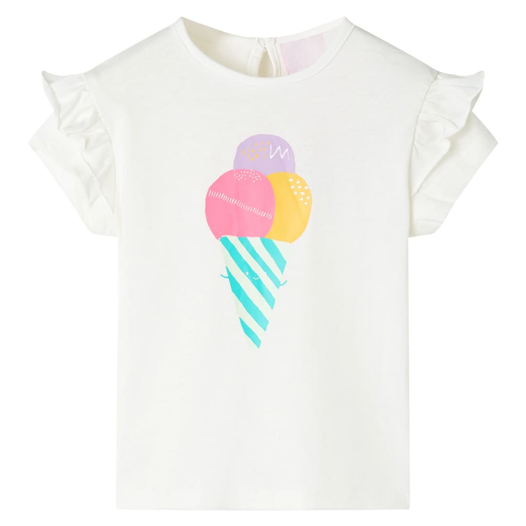 Kinder-T-Shirt Ecru 104 Kinder-T-Shirt Ecru 104