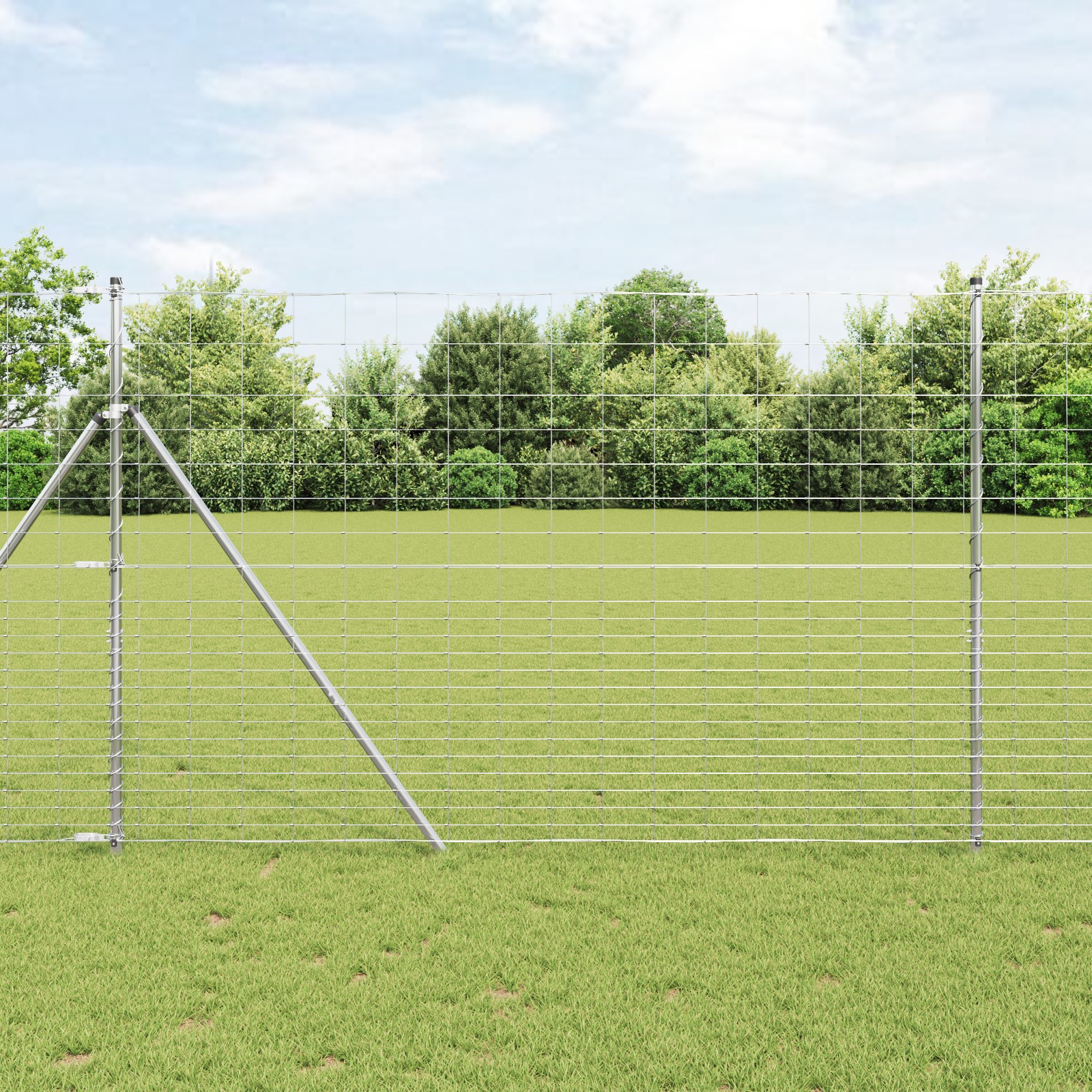 Feldzaun 1,6x25 m Verzinkter Stahl Feldzaun 1,6x25 m Verzinkter Stahl